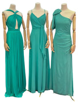 Aquamarine bridesmaid dresses