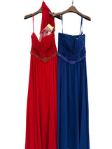 Long dress, strapless 1028