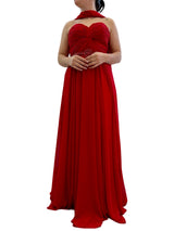 Long dress, strapless 1028
