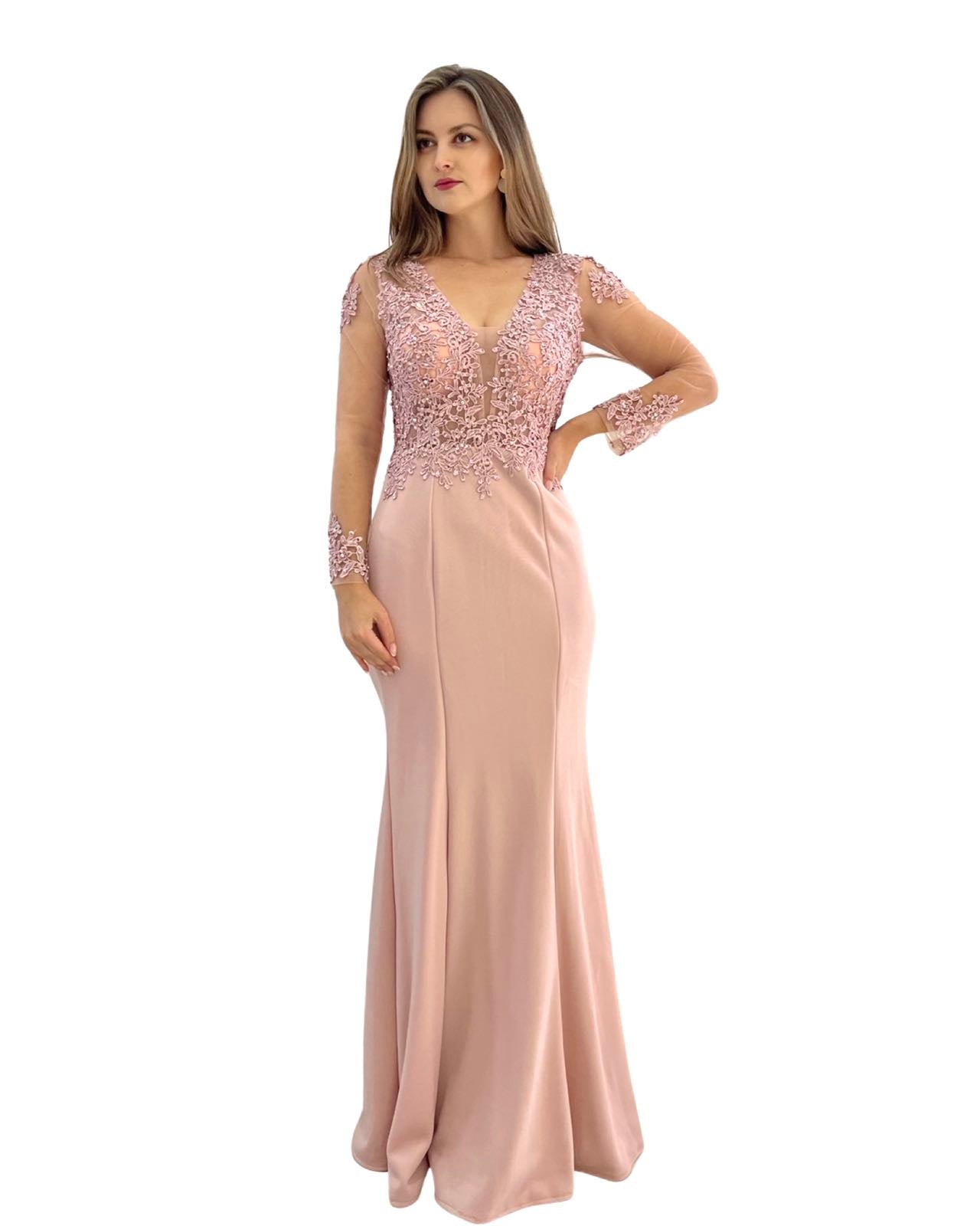 Long mermaid dress 1699