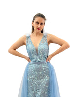 Vestido largo 21118