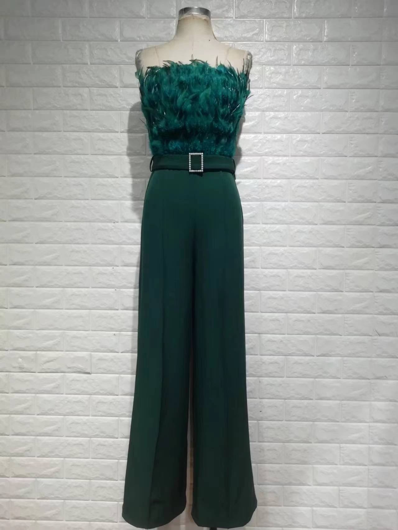 Mono largo plumas 502229
