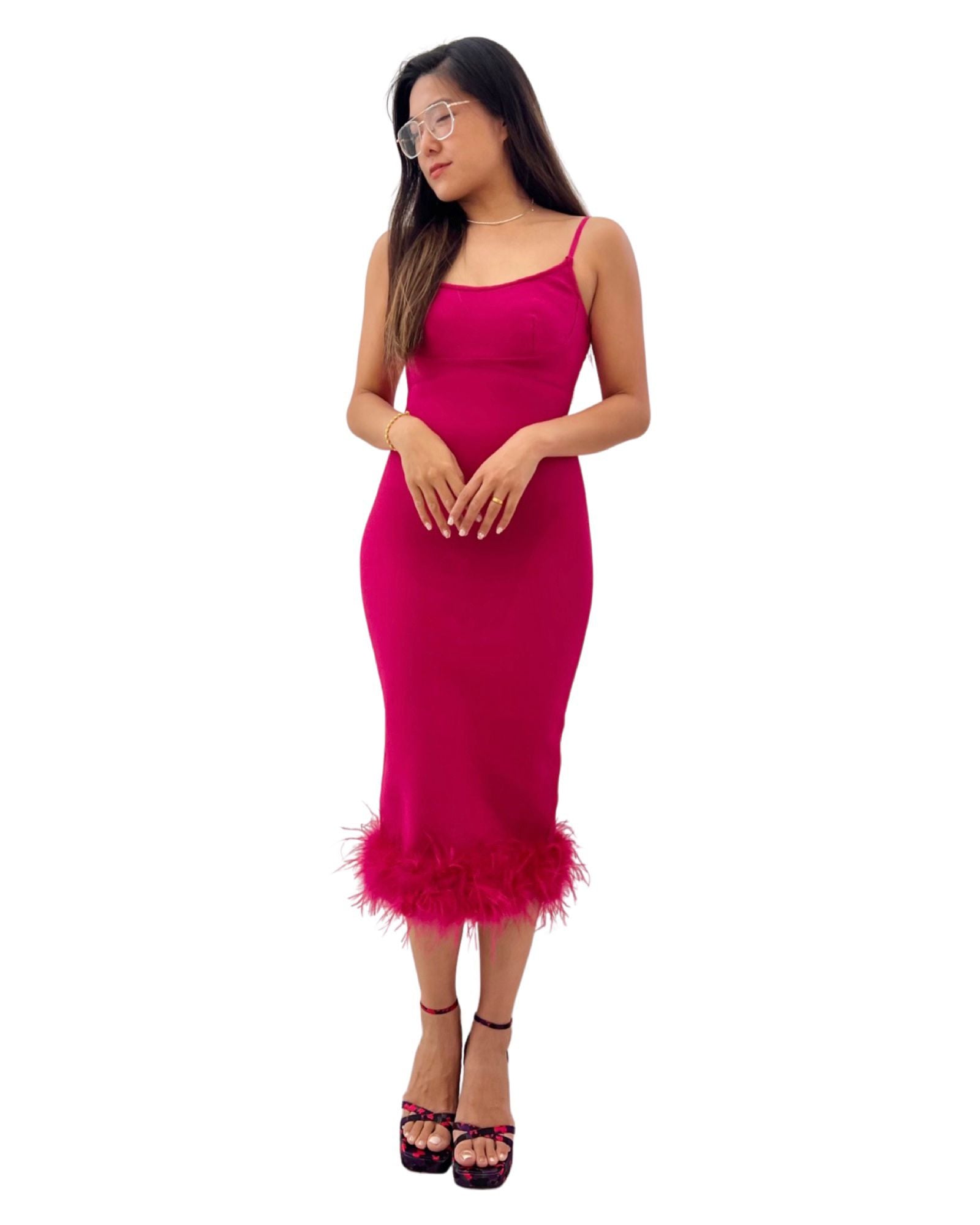 Vestido midi bandage 603818