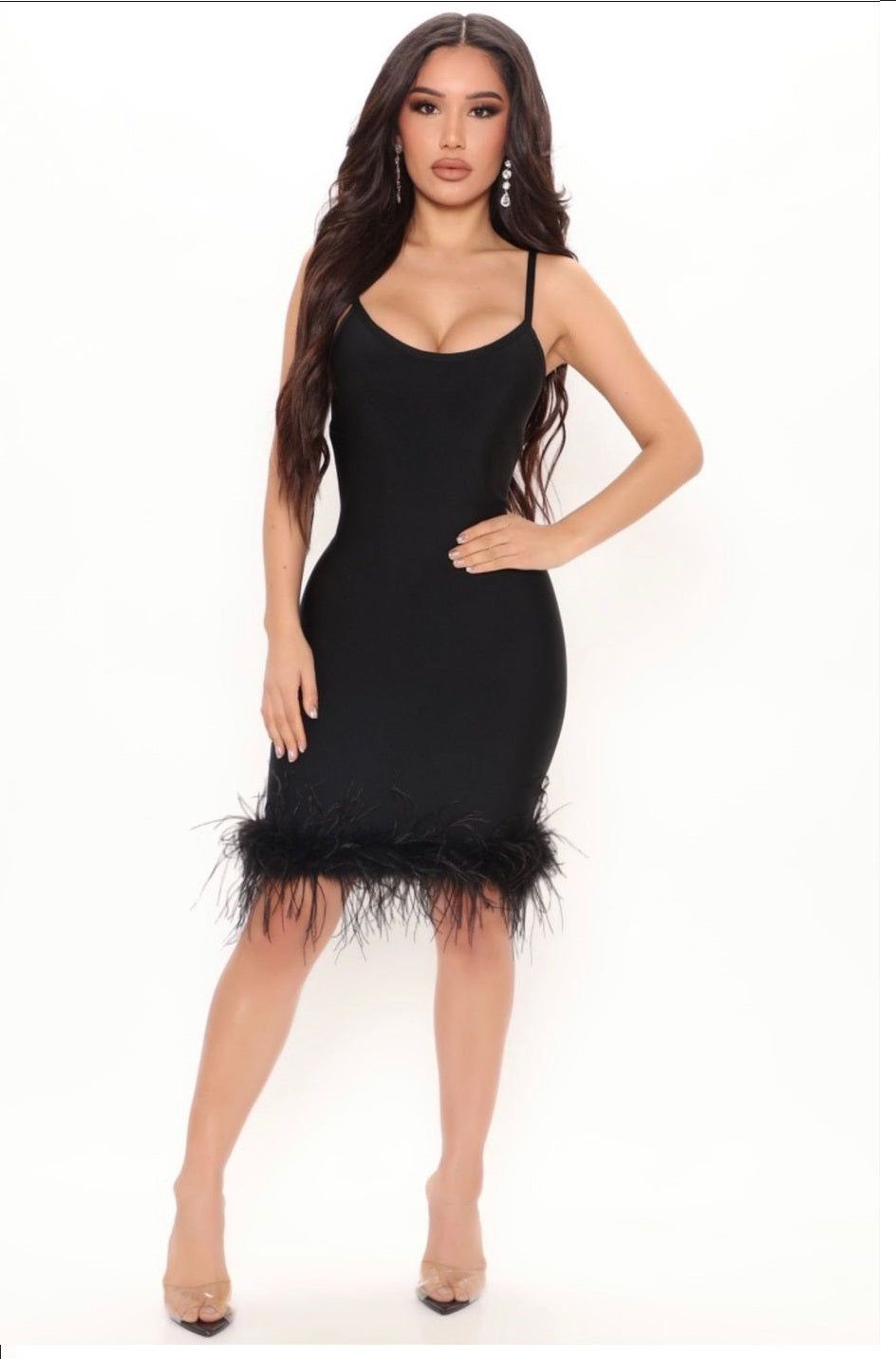 Vestido midi bandage 603818