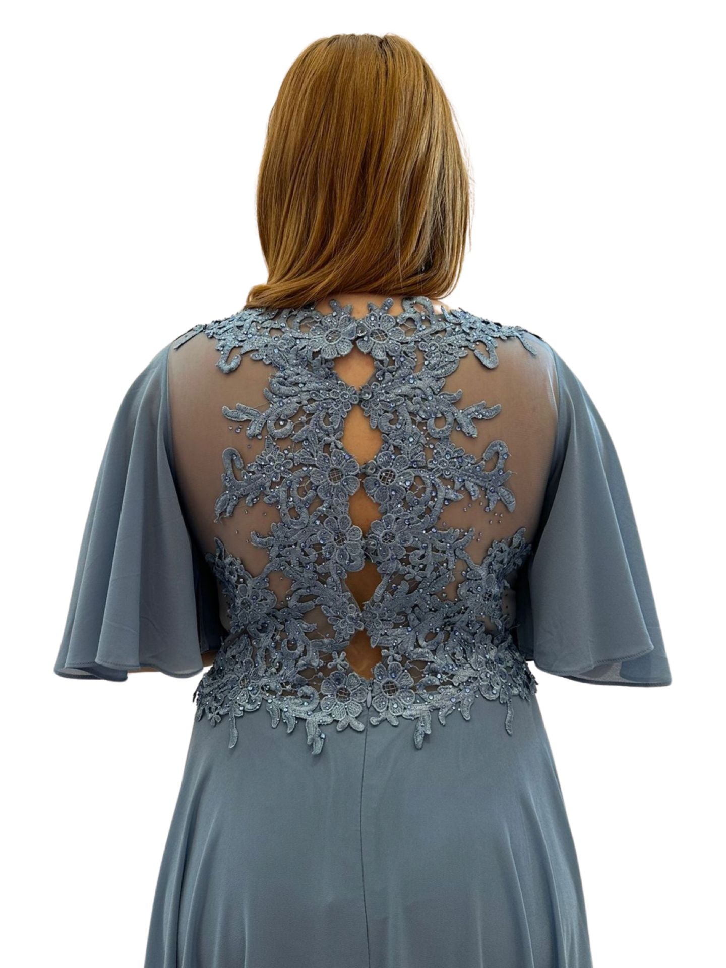 Long dress 8939 Plus size