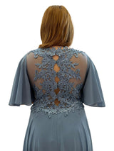 Long dress 8939 Plus size