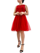 Vestido corto de tull 9149