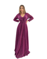 Vestido largo R1864G TG con manga