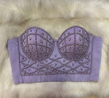 Top corset con perlas TP002
