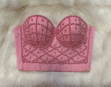 Top corset con perlas TP002