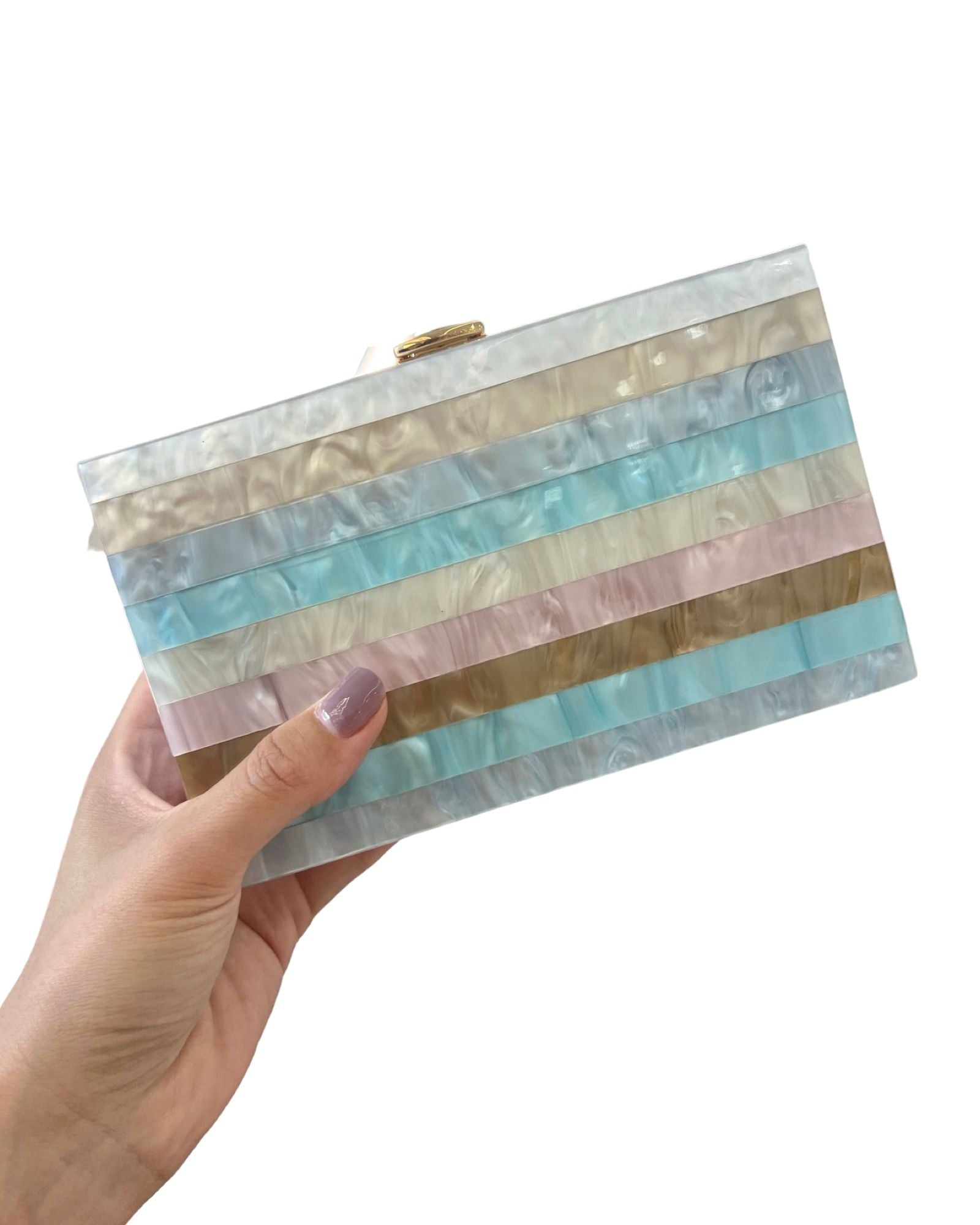 Clutch/bolso de nacar ZY6005