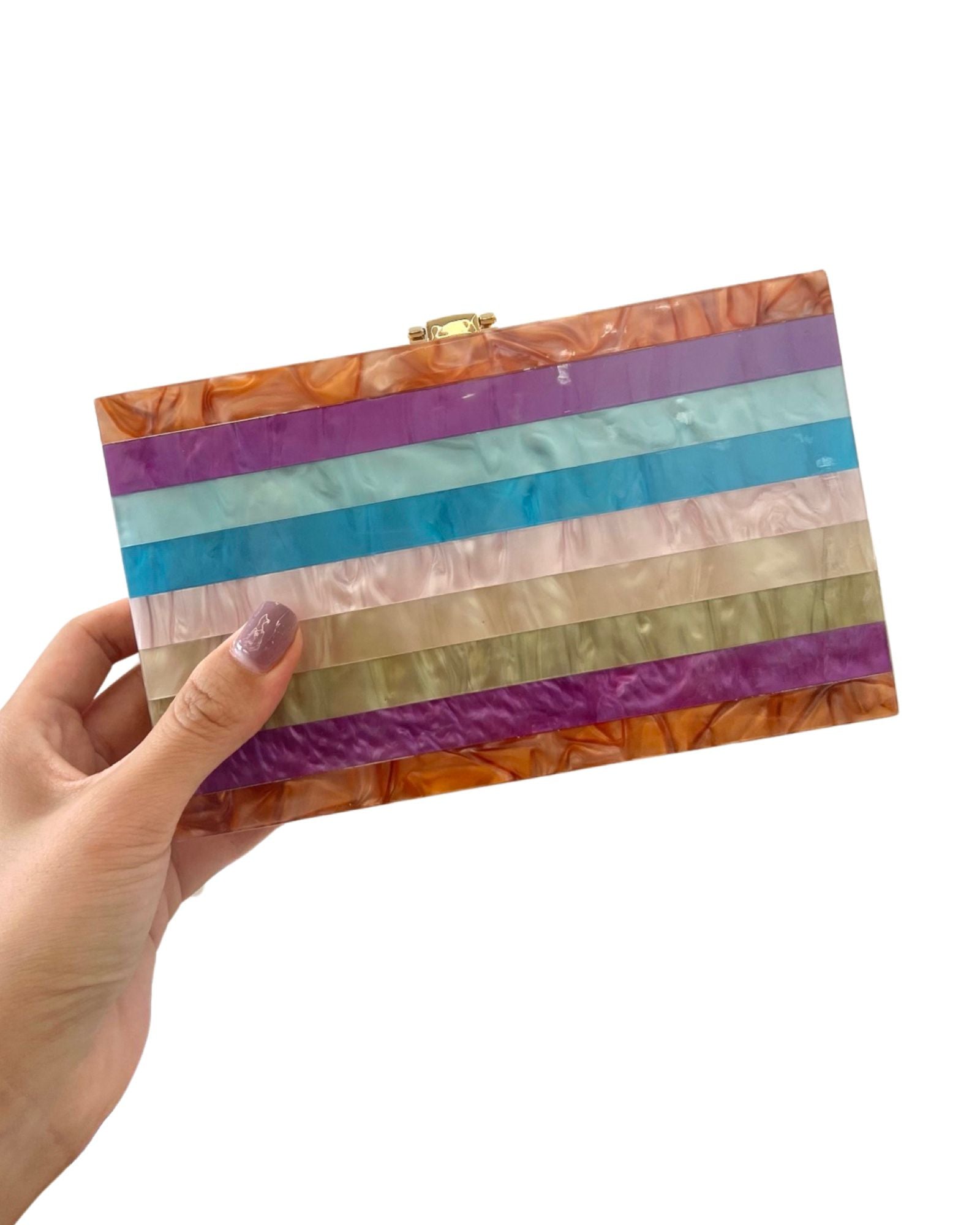 Clutch/bolso de nacar ZY6005