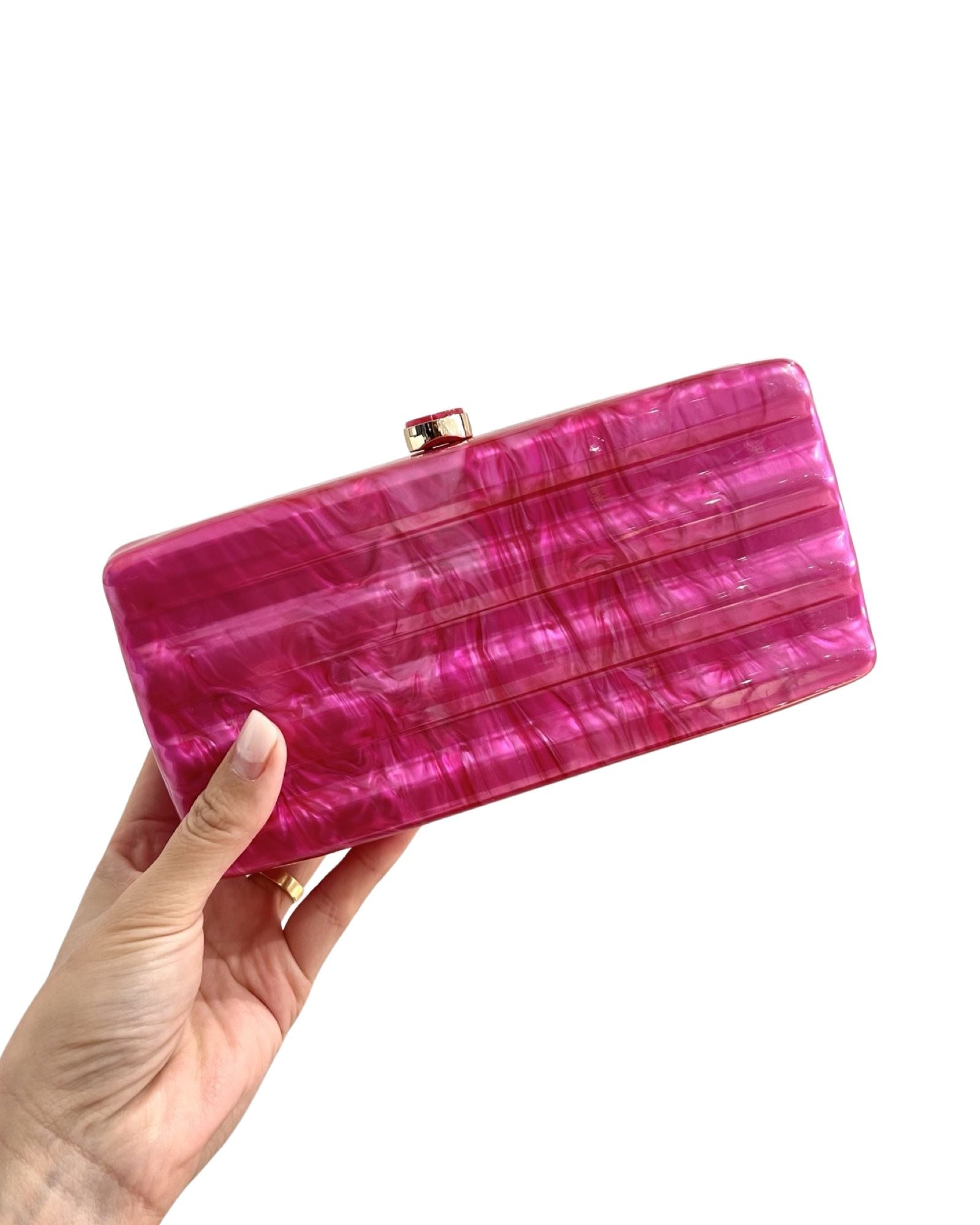 Clutch/bolso nacarado BR4067