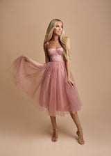 Vestido tull midi HM2327