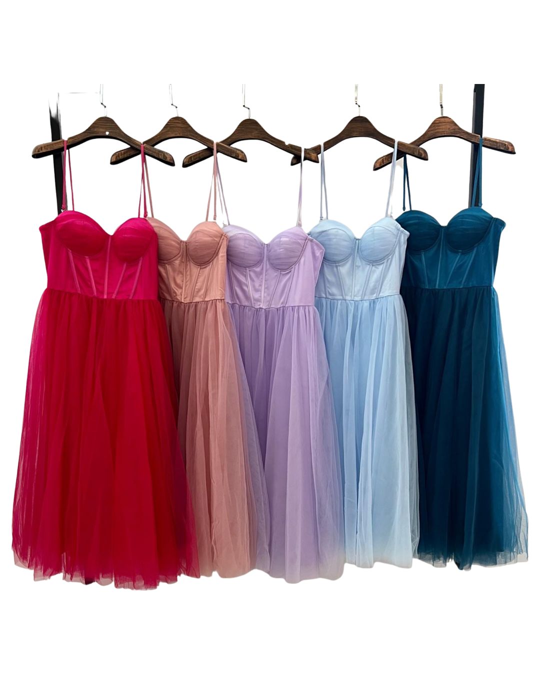 Vestido tull midi HM2327