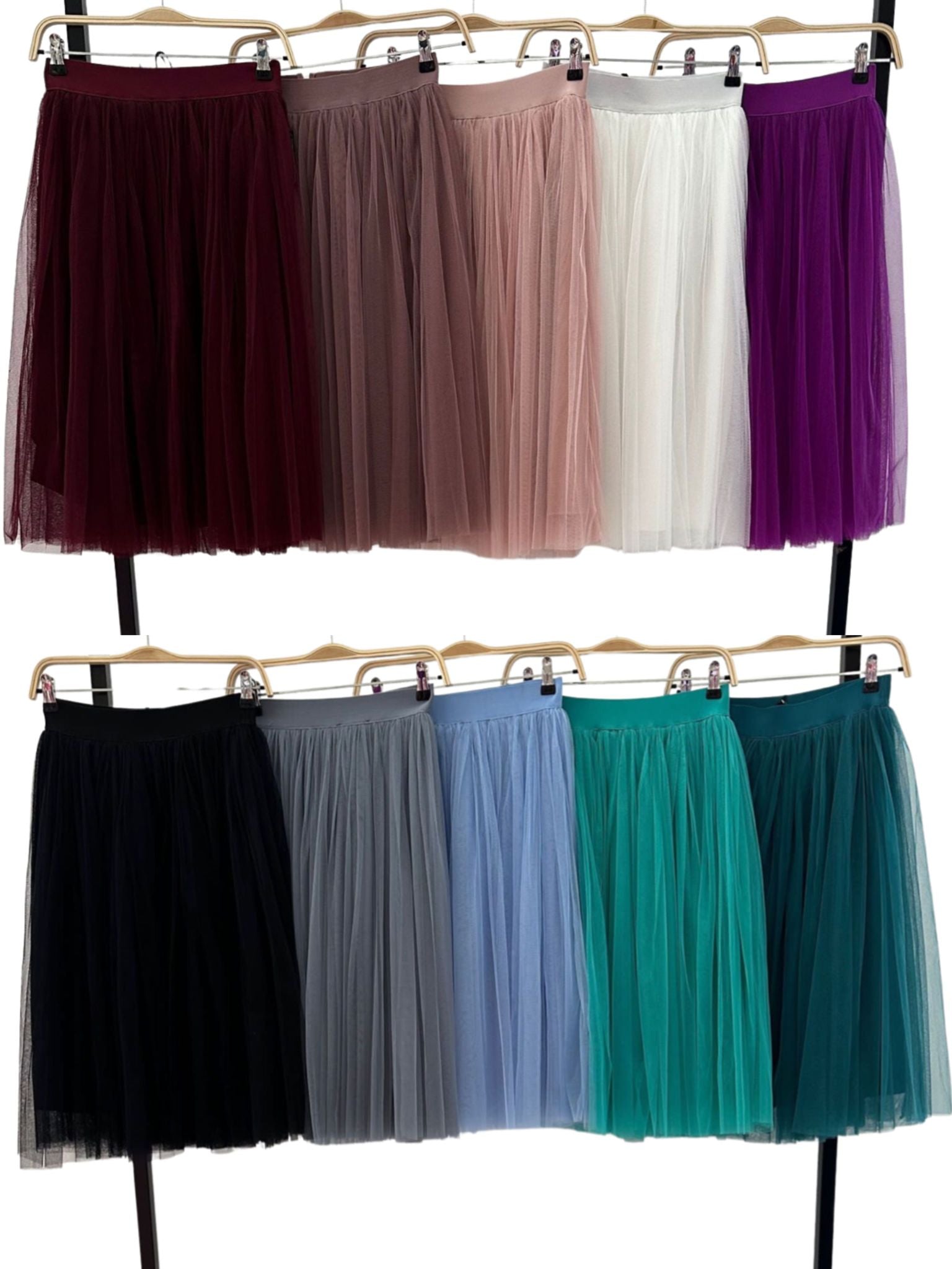 Falda de tul corta J9554