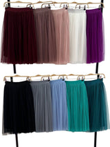 Falda de tul corta J9554
