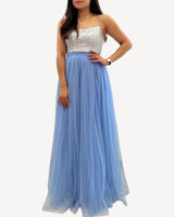 Falda de tul larga J9576