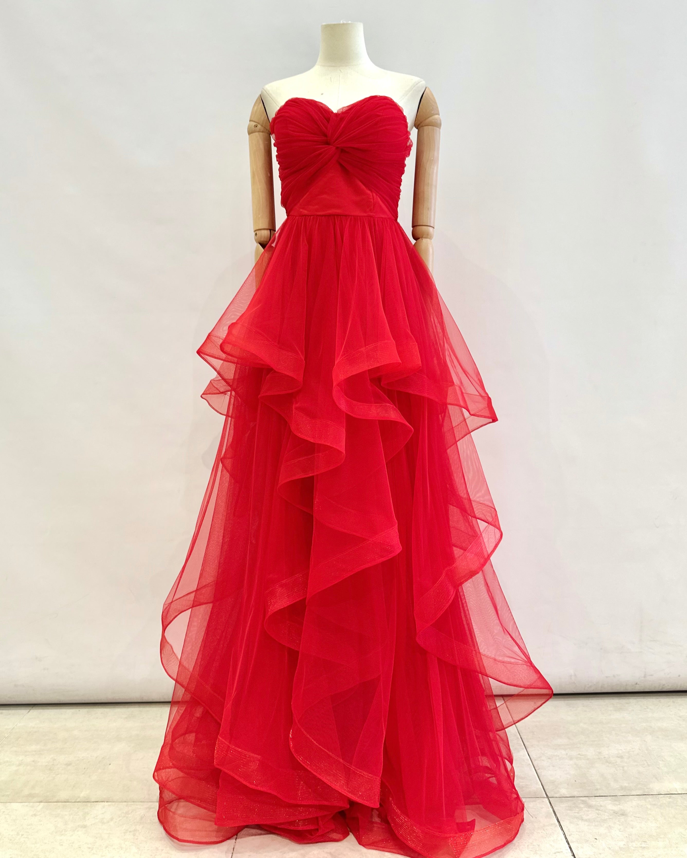 Vestido largo de tul 99622