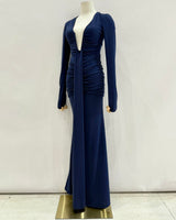 Vestido escote manga larga 1789