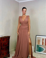 Vestido largo 2601 Liso