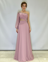 Vestido largo pedreria 19820-1