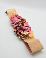 Cinturon de flores y brillo A55124