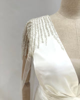 Vestido largo con mangas R8346