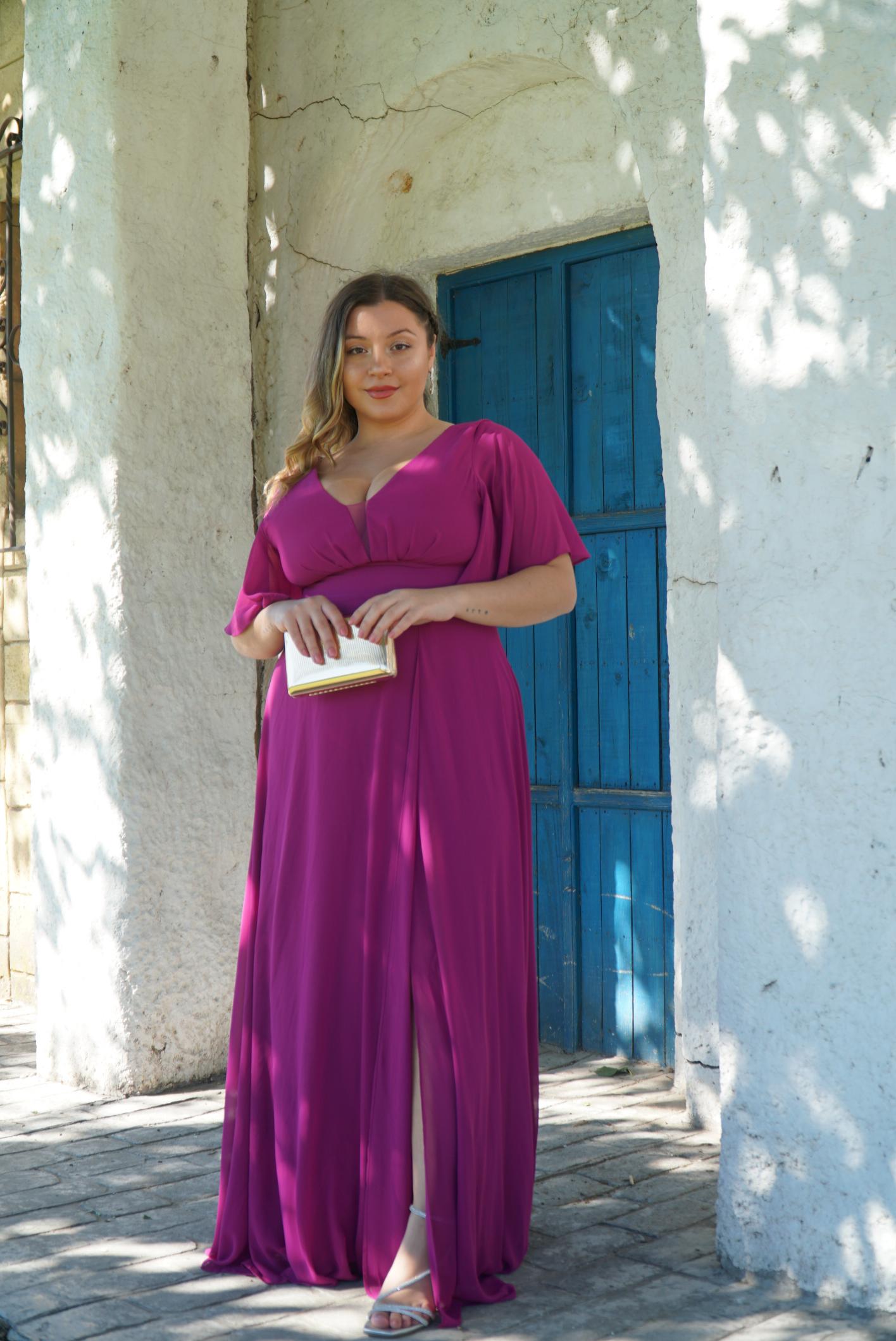 Long dress 1390 Plus size