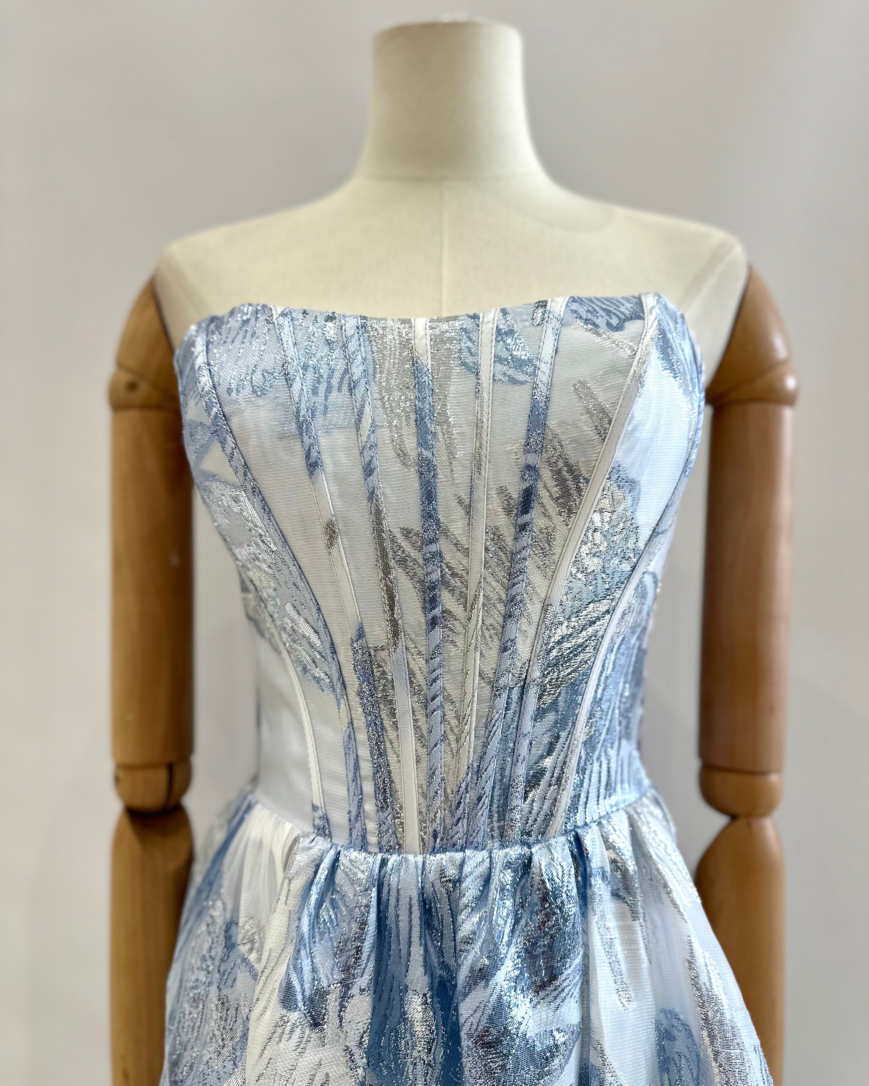 Vestido palabra de honor F86062