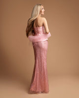 Conjunto falda y corset 2536