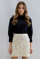 Falda de lentejuelas 15830-1