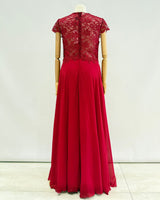 Vestido largo talla grande 1664