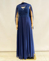 Vestido largo talla grande 1693