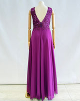 Vestido largo talla grande 1693