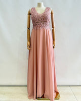 Vestido largo talla grande 1693