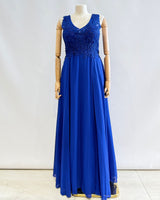 Vestido largo talla grande 1693