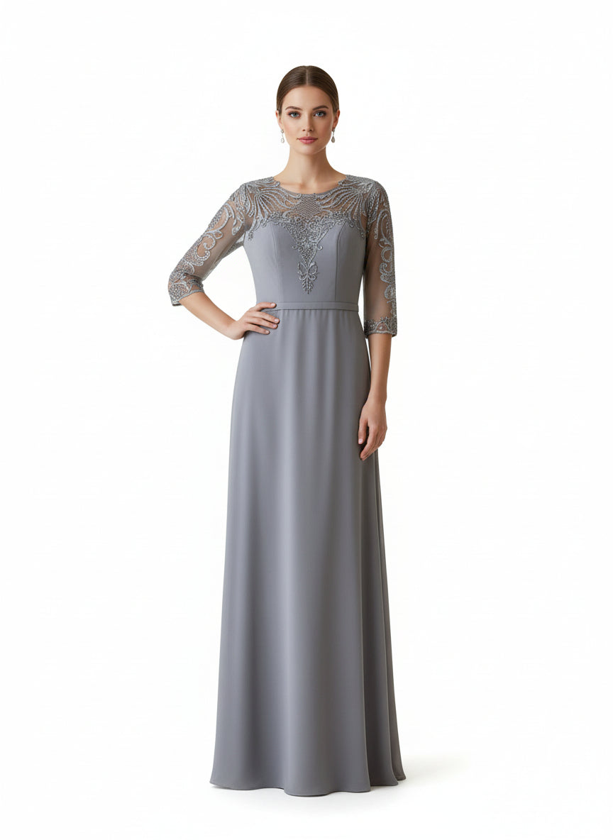 Long dress W17094