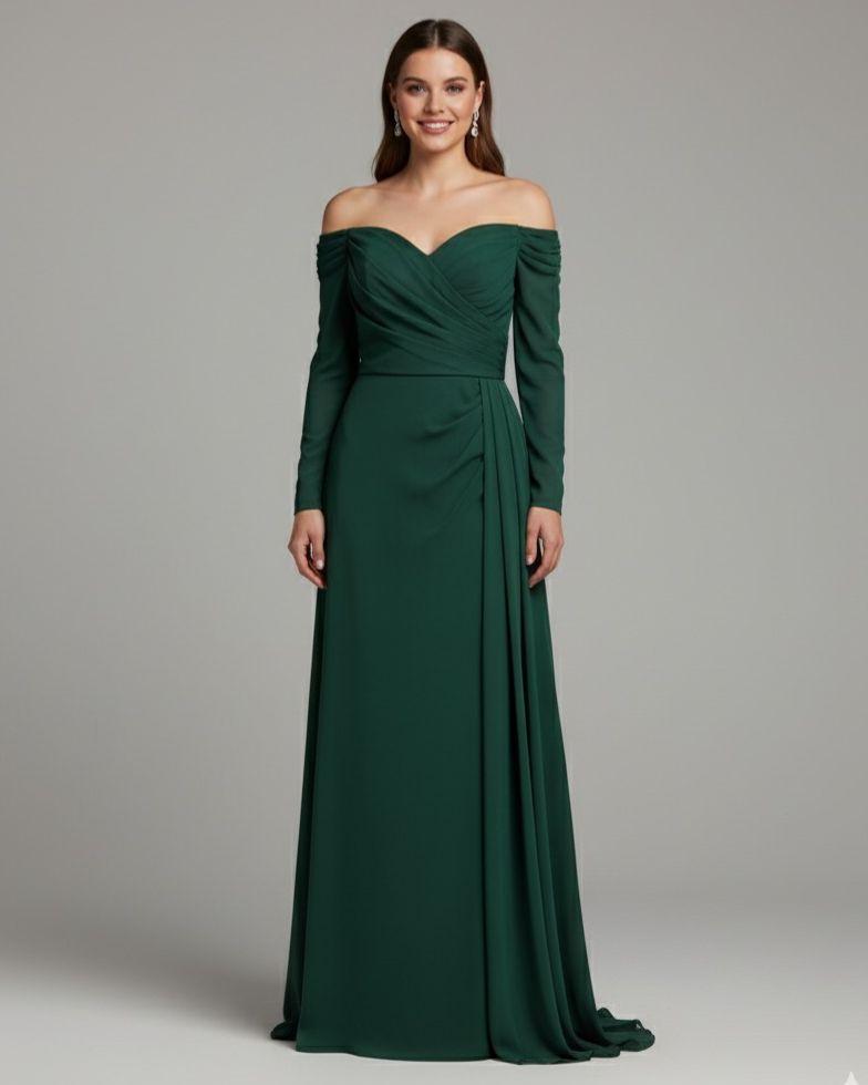 Vestido largo talla grande 1776