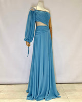 Vestido largo pedreria 19820-1