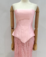 Conjunto falda y corset 2536