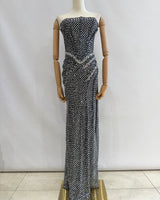 Vestido largo pedreria SLY8072