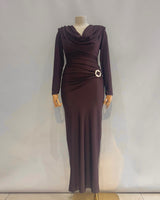 Vestido largo hebilla 25349