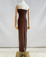 Vestido largo hebillas 43185