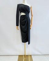 Satin midi dress 22337-1