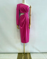 Satin midi dress 22337-1