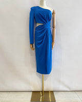 Satin midi dress 22337-1