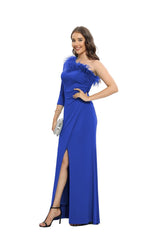 One Shoulder Long Dress 22355