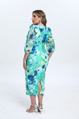 Vestido midi estampado 22380-3