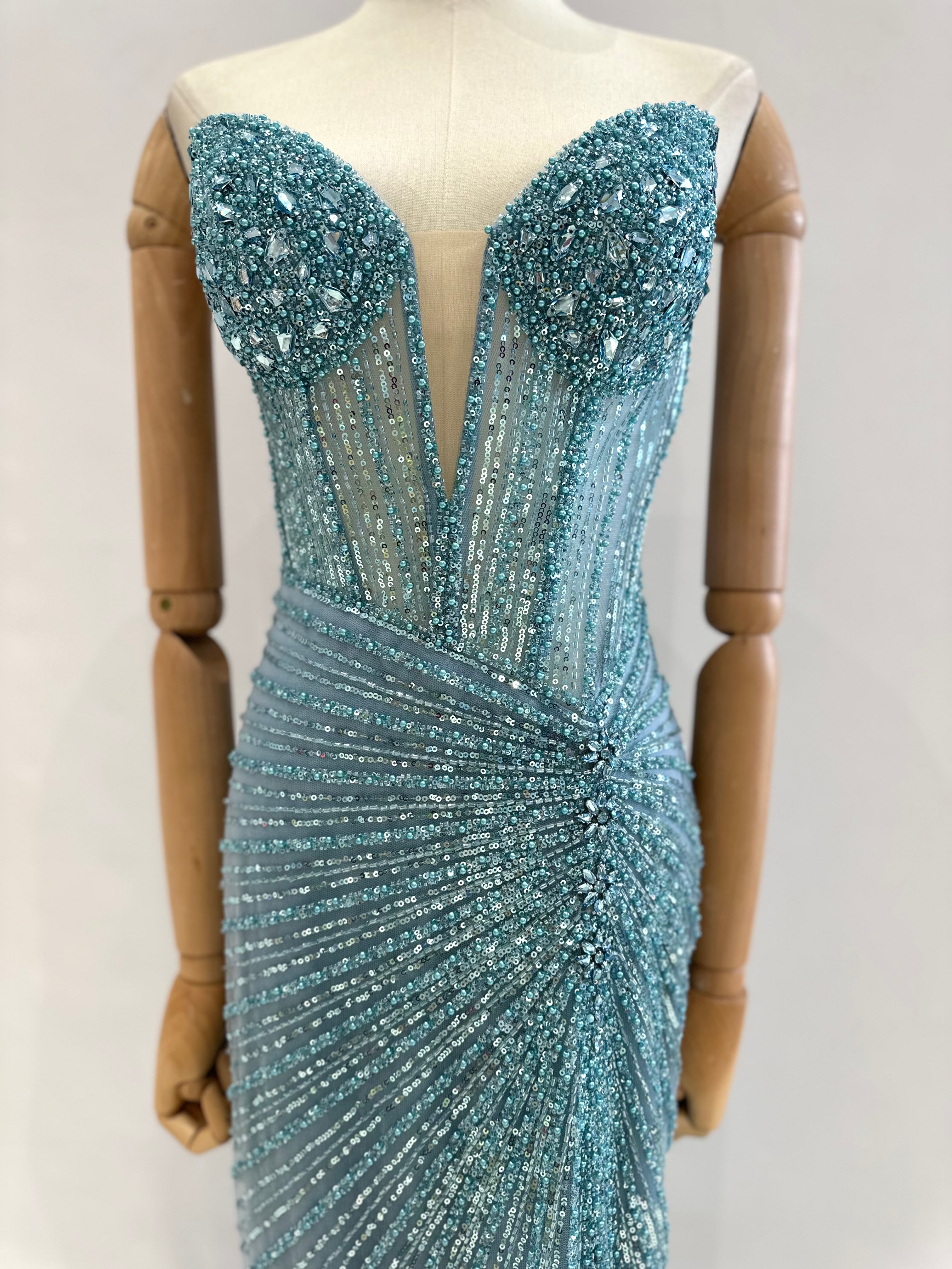 Vestido largo A2410